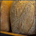 A round country loaf, fresh from the hearth