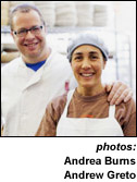 Mark and Geri Pollard in the bakery